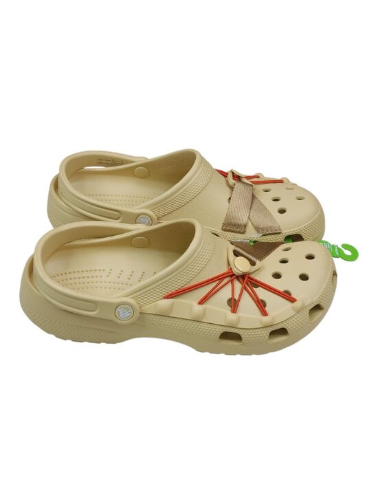 Crocs Classic Lockdown Clog Beige With Red Details Mens Size 10 Womens 12 main image 8